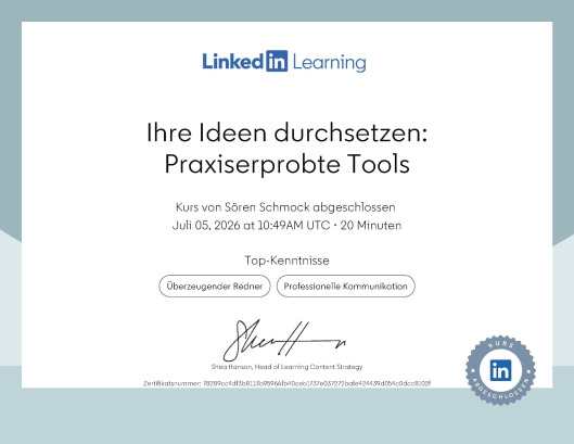 Ihre Ideen durchsetzen: Praxiserprobte Tools